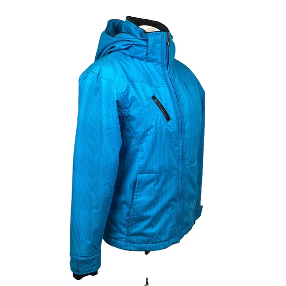 Columbia Omni-Tech Ski Coat Jacket Turquoise - Picture 6 of 16